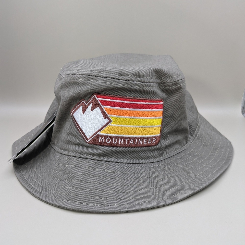 Fersten Worldwide 100% Organic‎ Cotton Gray Mountaineer Bucket Outdoors Hat